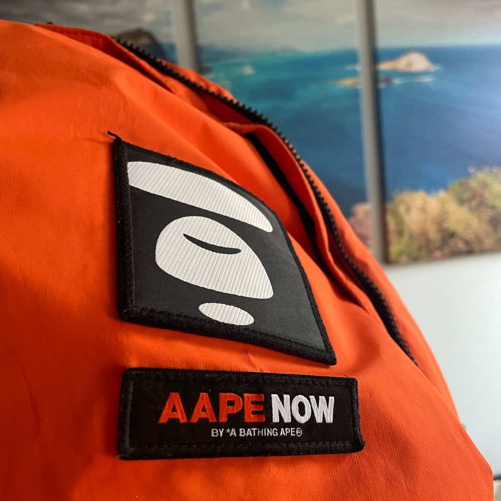AAPE - Bright Orange Jacket - XLarge - Excellent Condition (Pre-Owned)
